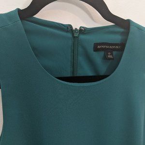 Womens Green/Turquoise Dress / Banana Republic / Size 0